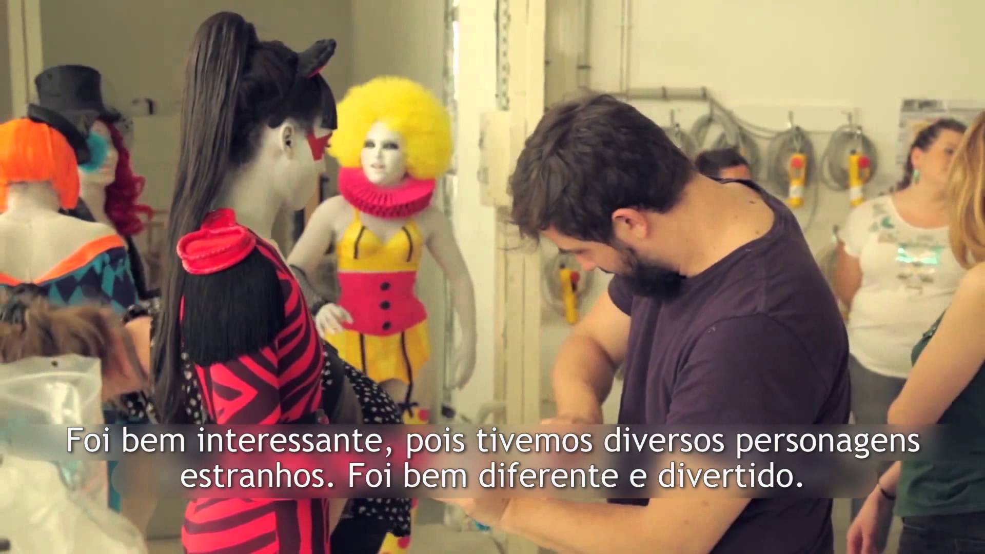 Bastidores Just Dance 2016 – Figurinos